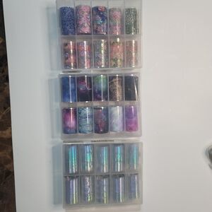 Decorative Nail Foil Bundle - Multicolor